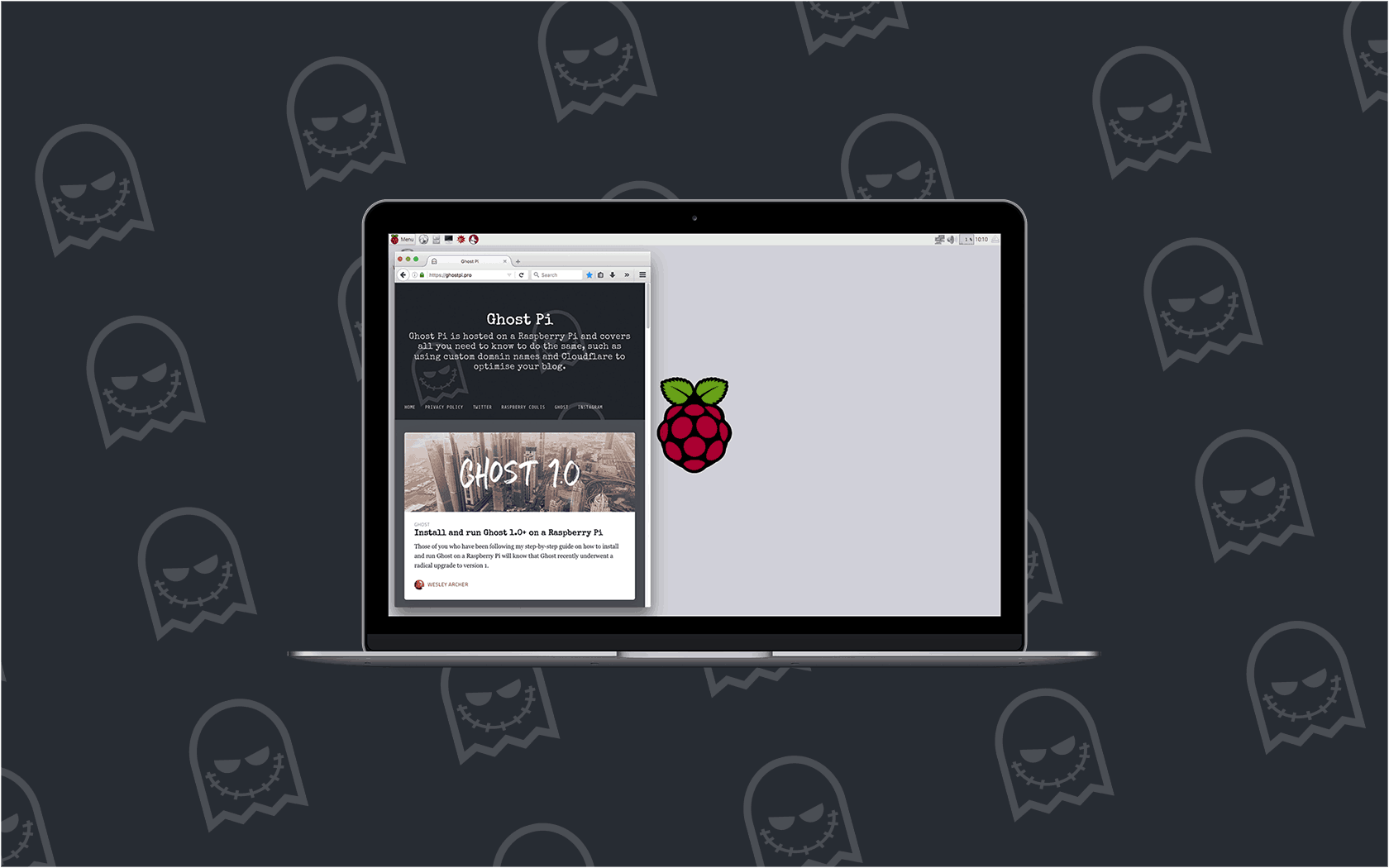 New Raspberry Ghost Install and run Ghost 1.x on Raspbian on Raspberry Pi